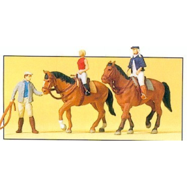 Characters in the riding school