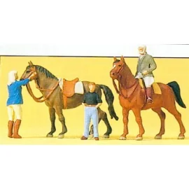 Characters in the riding school