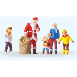 Santa Claus with children Figures