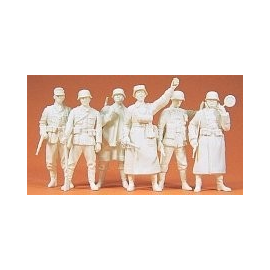 German guards 6 unpainted miniatures