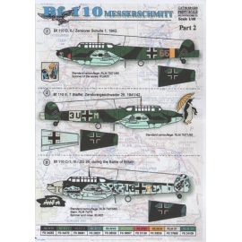 Decals Messerschmitt Bf 110 Part.2 