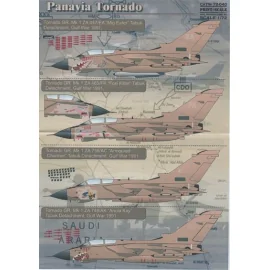 Panavia Tornado GR.1 Gulf War Nose Art on Desert Pink aircraft. (11) ZD892/H Helen/Snoopy Airways; ZA374/AF Angel Face; ZA84