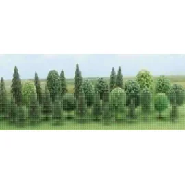 Assortment of 30 forest trees