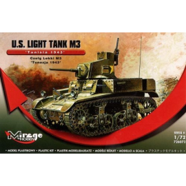 M3 US Light Tank - Tunisia 1943 Model kit