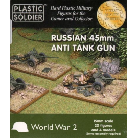 Russian 45mm anti tank gun Model kit