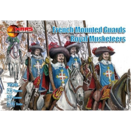 French mounted Guards royal musketeers