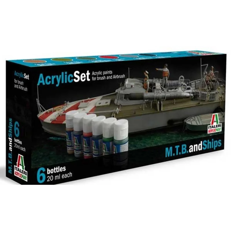 Warships painting set 