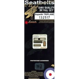 Sopwith TRIPLANE seatbelts (laser) (designed to be used with Wingnut Wings kits)