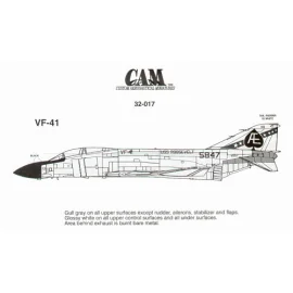 McDonnell F-4J Phantom 155847 AE/110 VF-41 Black Aces USS Roosevelt