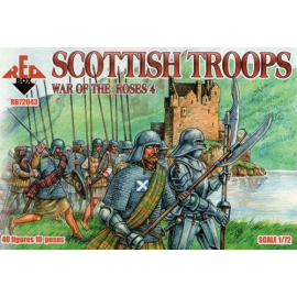 Scottish troops, War of the Roses 4 Figures
