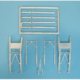 Avro Lancaster BI / B II Landing Gear (designed to be used with Airfix kits) [B.III Mk.I / Mk.III III)