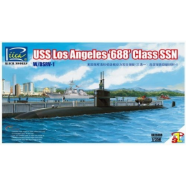 USS Los Angeles 688 Class SSN with DSRV-1 Model kit