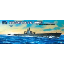 USS Gato Class SS-212 Fleet Submarine 1942 plus Vought OS2U-3 Kingfisher Floatplane