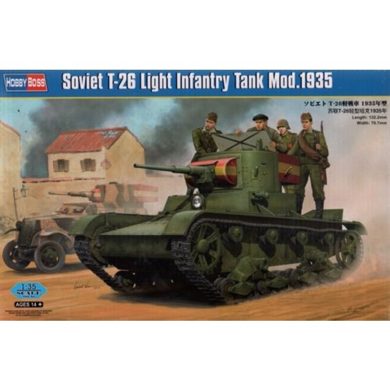 Soviet T-26 Light Infantry Tank Mod.1935