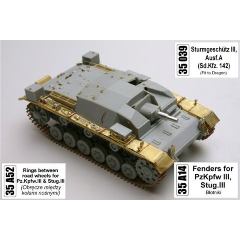 Sturmgeschutz Ausf.A Sd.Kfz.143 (designed to be assembled with model kits from Dragon)