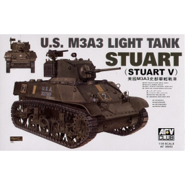M3A3 Stuart Light Tank Model kit