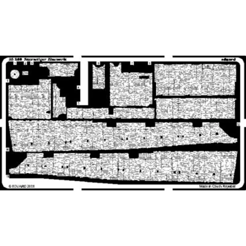 Zimmerit Sturmtiger (designed to be assembled with model kits from Tamiya)