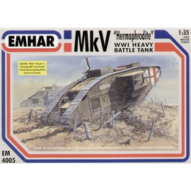 mk.v tank inc male female Model kit