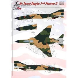 McDonnell F-4 Phantom Technical stencils