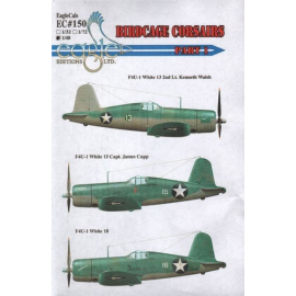 Decals Vought F4U-1 Birdcage Corsairs Part one 1/48 - Eagle Cal G48150 