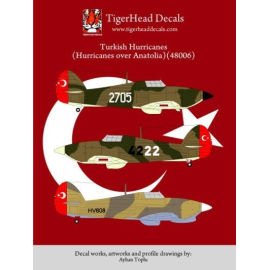 Decals Turkish Hawker Hurricanes (Hurricanes over Anatolia) Hurricanes Have started Being used in the Turkish Air Force startin 