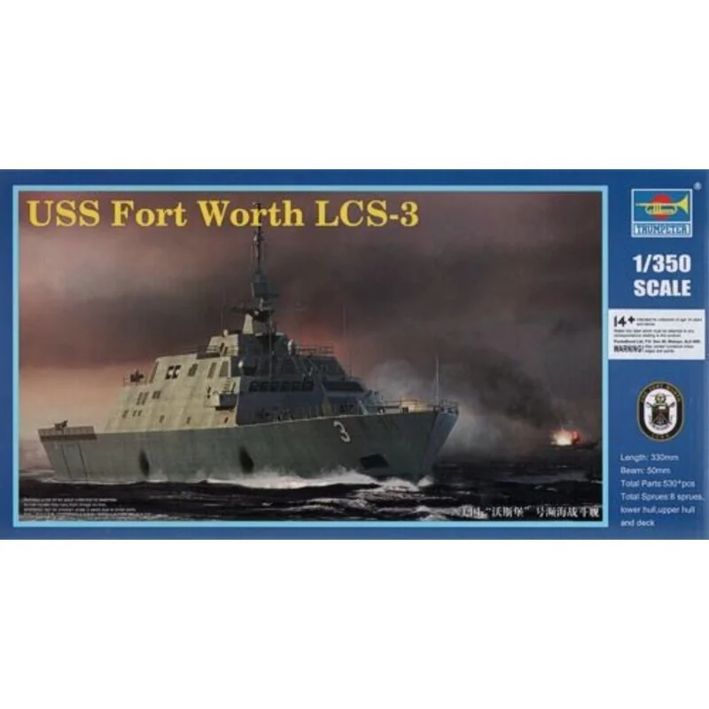 1/350 USS Fort Worth LCS3 Littoral Combat Ship