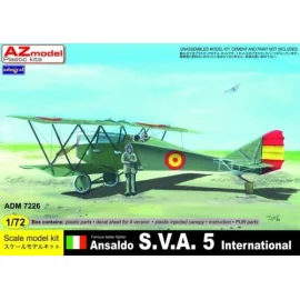 Ansaldo SVA.5 International. Decals USAAC 1920; Polish Air Service 1921; Spanish Air Force 1921; Red Army Aviation Regiment 1921