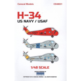 Decals Sikorsky H-34. New marking options for the Sikorsky S-58(H-34) family of helicopters. 