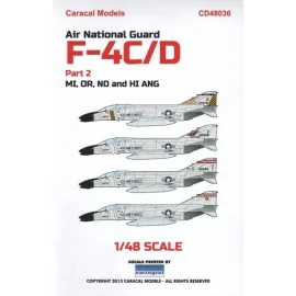 Air National Guard F-4C/F-4D Phantom II Part 2: Our second decal sheet in a new series for the Phantom. This sheet provides over