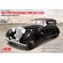 Typ 770K Tourenwagen with open cover, WWII German Leader's Car Model kit