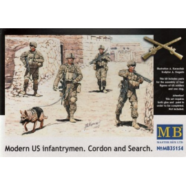 Modern US Infantrymen 'Cordon and Search' Figures