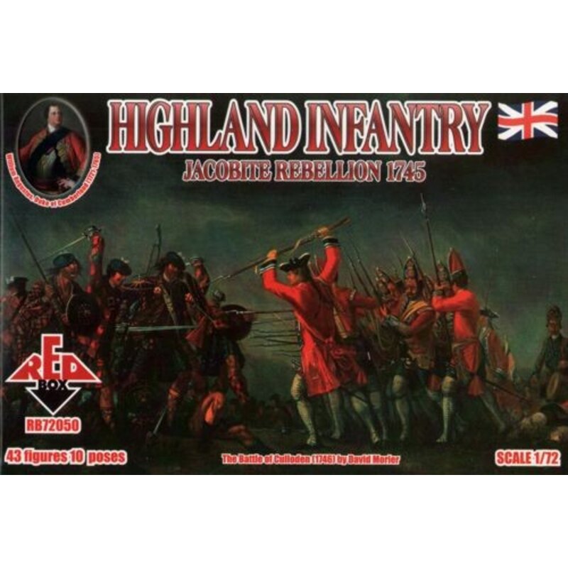 Jacobite Rebellion Highland Infantry Figures