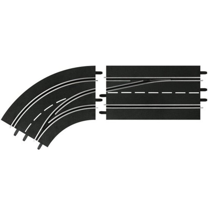 Changing lanes on the left curve , Outdoor - Indoor and 132