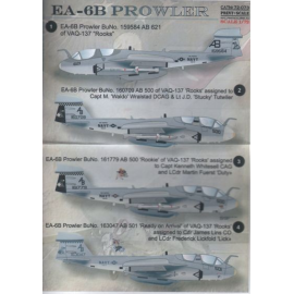  Grumman EA- 6B Prowler1 . EA- 6B Prowler BuNo . 159584 AB 621 of VAQ -137 Rooks2 . EA- 6B Prowler BuNo . 160709 AB 500 of V