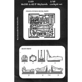 Douglas A-4E/F Skyhawk cockpit (designed to be assembled with model kits from Hasegawa)