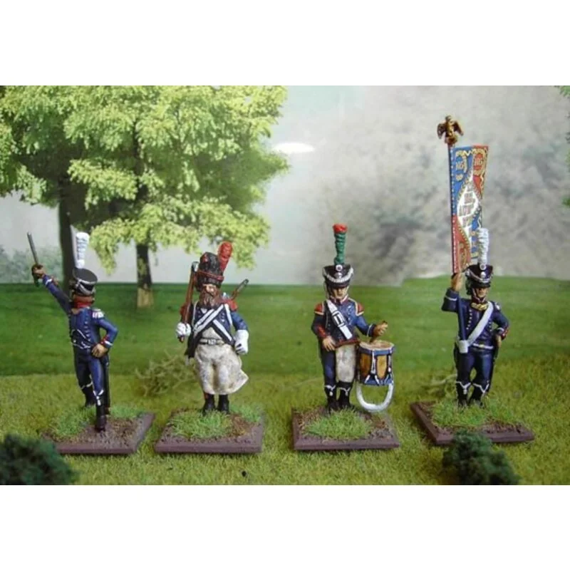 French Chasseurs Command. 32 figures per box