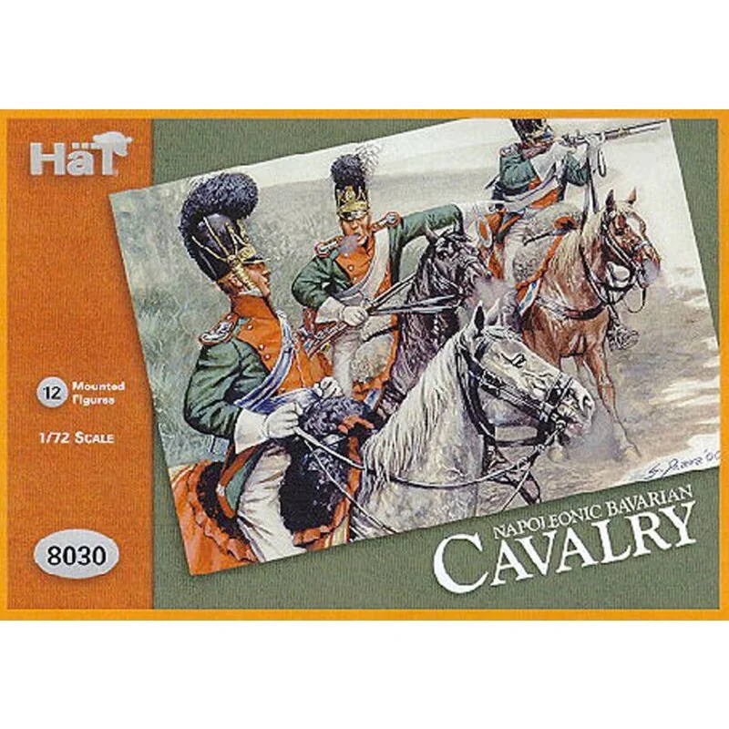 Napoleonic Bavarian Cavalry 12 mounted figures.