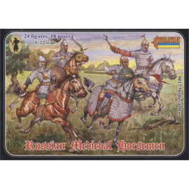Medieval Russians Cavaliers Figures