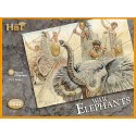 War Elephants 6 Elephants 18 figures. Historical figures