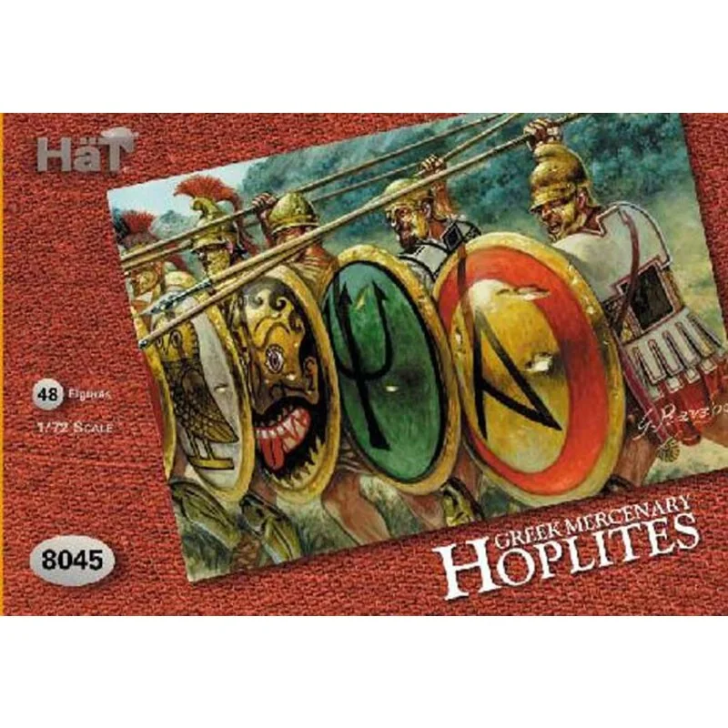 Greek Mercenary Hoplites 48 figures (without weapons)