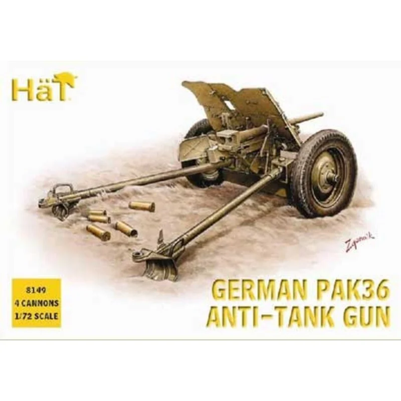 German Pak 36 37mm anti tank gun WWII