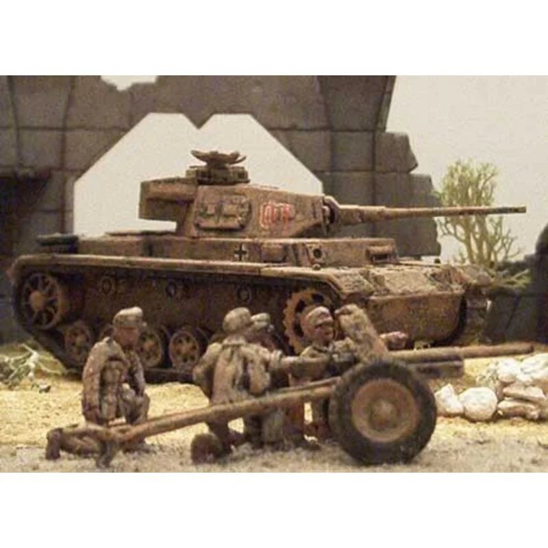 German Pak 36 37mm anti tank gun WWII