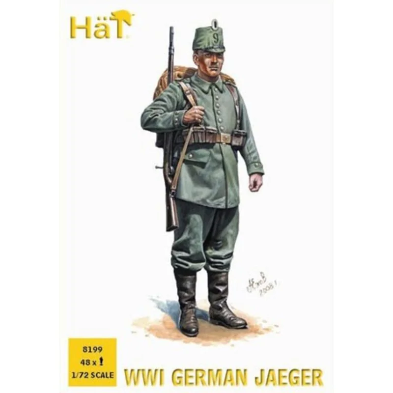 WWI German Jaegers x 48 figures per box