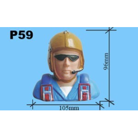 Pilot 105 x 96 x 58 mm Figures