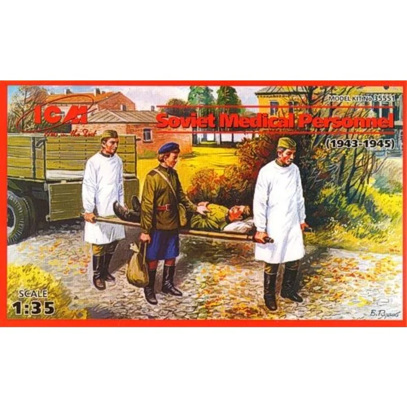 Soviet Medical Personnel (1943-45) Set of 4 figures