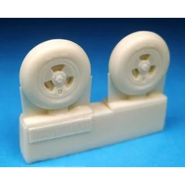 Supermarine Spitfire 3 slot wheels - Circumferential (For all kits)