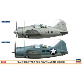 Combo Buffalo F2A - 2/3 Airplane model kit