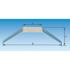 LANDING GEAR Dural 72 x 238 x 67mm 