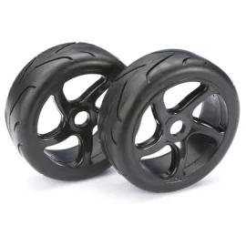 Pair Bicycle Wheels White eighth