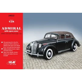 Admiral Cabriolet with open cover - WWII German Passenger Car